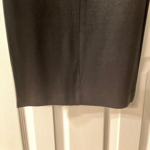 WIDE LEG BLACK PANTS - Size 14 - Flowey Flair - Pleated Front & Back Vintage! - Picture 5 of 9